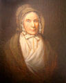 Portrait of early Zanesville citizen at Stone Academy Museum. Zanesville, OH.