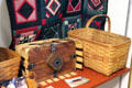 Longaberger Co. basket making display at Mathews House Museum. Zanesville, OH.