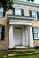 Greek Revival stone house across street from Mathews House in Putnam. Zanesville, OH.