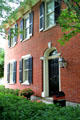 Federal brick house on Woodlawn Ave. in Putnam. Zanesville, OH.