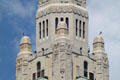 Terra-cotta figures by Fritz Albert after designs by Carl H. Keck on LeVeque Tower. Columbus, OH.