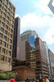 Mixture of highrises in Columbus. Columbus, OH.