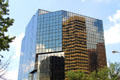 Modern reflective glass commercial building. Columbus, OH.
