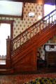 Stairway railing at The James Thurber House. Columbus, OH.