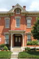 Facade of Italianate house. Columbus, OH.