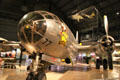 Boeing B-29 Superfortress Bockscar bomber which dropped the Fat Man atomic bomb on Nagasaki on Aug. 9, 1945 at National Museum of USAF. Dayton, OH.