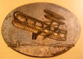 Medal of Wright Flyer by L. Zanelli at Wright Brothers Aviation Center. Dayton, OH.