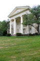 Garden side facade of Wright-family Hawthorn Hill. Dayton, OH.