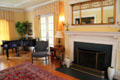 Living room at Wright's Hawthorn Hill. Dayton, OH.