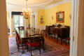 Dining room at Wright's Hawthorn Hill. Dayton, OH.