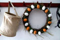 Eggs decorating a wreath at Johnston Farm. Piqua, OH.