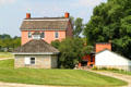 House & out buildings at Johnston Farm. Piqua, OH.