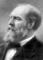 James A. Garfield print portrait at Garfield home. Mentor, OH