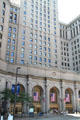 Ground level of Terminal Tower on Public Square. Cleveland, OH.