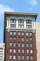 Upper story details of Metropolitan Bank Center. Cleveland, OH.