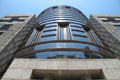 Facade of Louis Stokes Wing of Cleveland Public Library. Cleveland, OH
