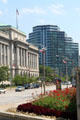 Cleveland City Hall & North Point Tower. Cleveland, OH.