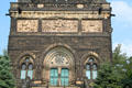 Entrance facade of President James A. Garfield Monument. Cleveland, OH