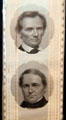 Lincoln-Hamlin campaign ribbon at Cleveland History Center. Cleveland, OH.