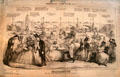 Political cartoon Miscegenation, or the Millennium of Abolitionism, from a British journal at Cleveland History Center. Cleveland, OH.