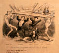 Lithograph of Chicago Platform, What is it, Peace or War at Cleveland History Center. Cleveland, OH.