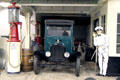Early gas station at Crawford Auto Aviation Museum of Cleveland History Center. Cleveland, OH.