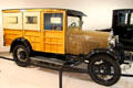Ford Model A Station Wagon from Dearborn, MI at Crawford Auto Aviation Museum of Cleveland History Center. Cleveland, OH.