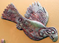 Hopewell culture carved stone parrot at Cleveland Museum of Natural History. Cleveland, OH.