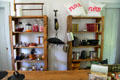 Typical merchandise in Ohio frontier General Store at Hale Farm. Cleveland, OH.