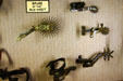 Collection of Spurs of the Old West at Woolaroc Museum. Bartlesville, OK.