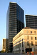 Black & white glass building in downtown Tulsa. Tulsa, OK.