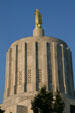 Cylindrical marble dome of Oregon State Capitol. Salem, OR.