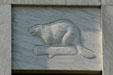 Beaver carved by Ulric Ellerhusen on Oregon State Capitol. Salem, OR.