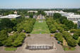 View of Oregon Capitol Mall from Capitol dome. Salem, OR.