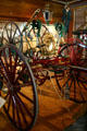 Washington hand-pulled hose carriage in Harrisburg Fire Museum carried 1000 ft of hose. Harrisburg, PA.