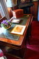 Desk in study at Kingscote. Newport, RI.