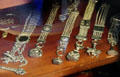 Collection of watch fobs at Kingscote. Newport, RI.
