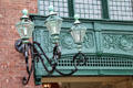 External light fixture at Newport Casino. Newport, RI.