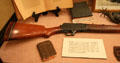 Rifle & other items which belonged to Texas Ranger Captain John H. Rogers prior to 1930 at Buckhorn Museum. San Antonio, TX.