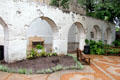 Courtyard arches of Spanish Governor's Palace. San Antonio, TX.