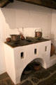 Kitchen fireplace stove at Spanish Governor's Palace. San Antonio, TX.