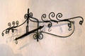 Wrought iron kitchen balance at Spanish Governor's Palace. San Antonio, TX.