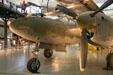 Lockheed P-38J Lightning at National Air & Space Museum. Chantilly, VA.
