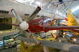 North American P-51C Mustang "Excalibur III" in racing colors at National Air & Space Museum. Chantilly, VA.