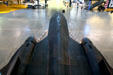 Lockheed SR-71A Blackbird from above at National Air & Space Museum. Chantilly, VA.