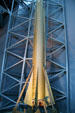 Tail of Corporal missile at National Air & Space Museum. Chantilly, VA.