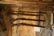 Matchlocks in guard hut at Henricus. VA.
