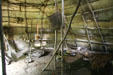 Indian hut interior at Henricus. VA.