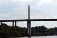View of I-295 bridge over James River from Henricus. VA.