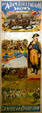 Poster for Adam Forepaugh's Shows & its American Revolution pageant at Circus World Museum. Baraboo, WI.